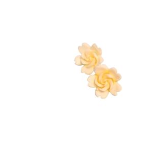 Vintage Yellow Floral Earrings